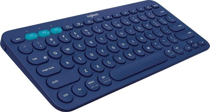 Logitech K380 Multi-Device Keyboard blau, Bluetooth, IT