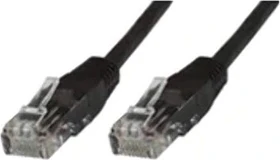 MicroConnect Patchkabel, Cat6, U/UTP, RJ-45/RJ-45, 2m, schwarz, 10er-Pack