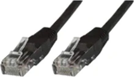 MicroConnect Patchkabel, Cat6, U/UTP, RJ-45/RJ-45, 1m, schwarz, 10er-Pack