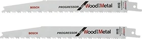 Bosch Professional S3456XF Progressor for Wood and Metal Säbelsägeblatt, 200x1.25mm, 2 Stück