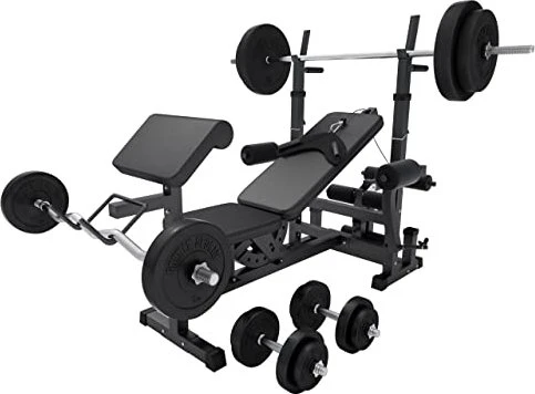 Gorilla Sports Universal 100kg Kraftstation schwarz