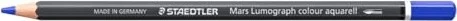 Staedtler Mars Lumograph colour aquarell 104 Aquarellstift ultramarin hell, Kartonetui, 6er-Pack