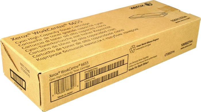 Xerox Toner 106R02744 cyan hohe Kapazität