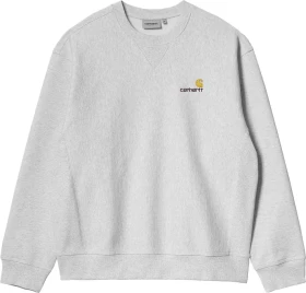 Carhartt American Script Sweat Sweatshirt ash heather (Herren)