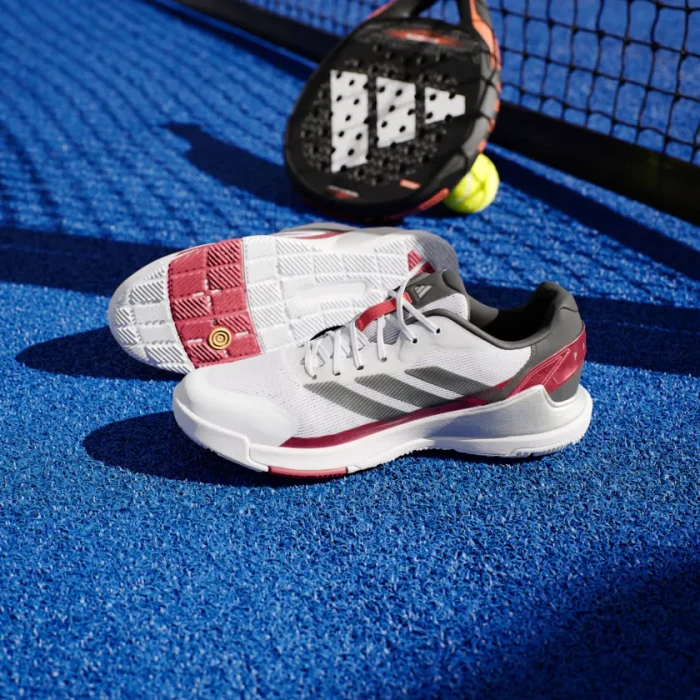 adidas Crazyquick Padel cloud white/core black/lucid red (Herren)