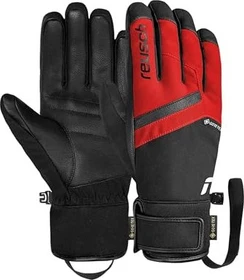 Reusch Booster Gore-Tex Skihandschuhe black/tango red
