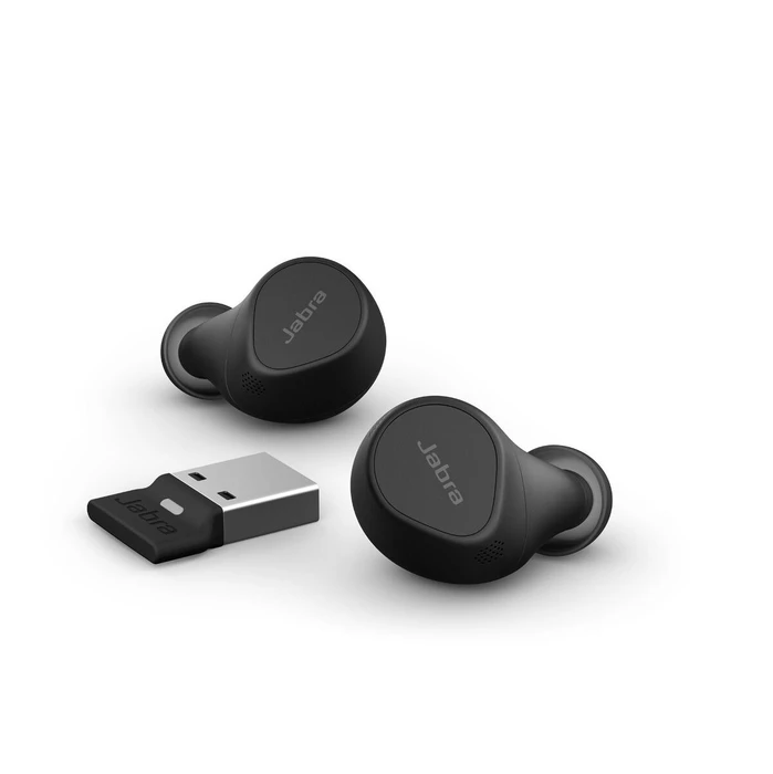 Jabra Evolve2 Buds USB-A MS inkl. Wireless Charging Pad