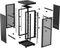 Lanberg 19" Rackschrank 22HE, LCD, freistehend, Flat Pack, V2, Gitternetztür, IP20, RAL 9004, 1200mm tief Vorschaubild