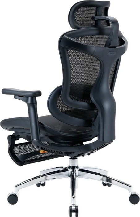Sihoo Doro C300L Ergonomischer Bürostuhl mit Fußstütze, schwarz