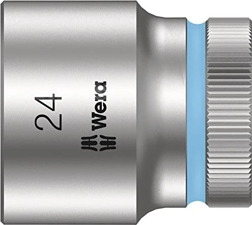 Wera 8790 HMC Zyklop Außensechskant Steckschlüssel 1/2", 24x37mm