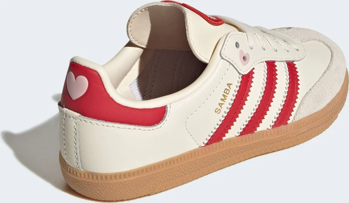 adidas Samba OG cream white/better scarlet/gum (Junior)