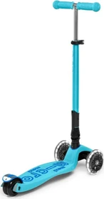 Micro Maxi Micro Deluxe Foldable LED Kickboard bright blue