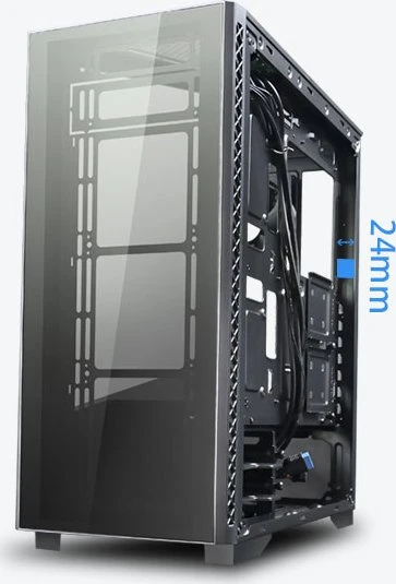 DeepCool Matrexx 50 ADD-RGB 4F, Glasfenster