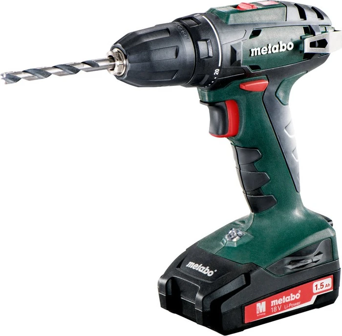 Metabo BS 18 Akku-Bohrschrauber inkl. Koffer + 2 Akkus 1.5Ah