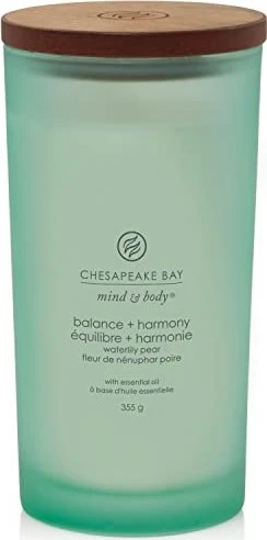 Chesapeake Bay Candle Balance + Harmony Waterlily Pear Duftkerze, 355g