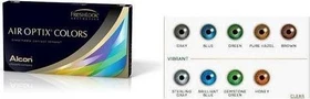 Alcon Air Optix Colors Farblinse brilliant blue, +0.00 Dioptrien, 2 Stück