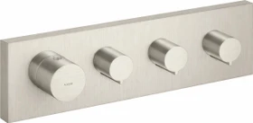 Hansgrohe Axor ShowerSolutions Thermostatmodul 360/120 Kontrollfeld für 3 Verbraucher eckig chrom