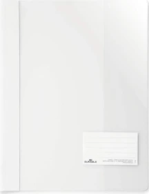 Durable Sichthefter opak, A4+, intensiv weiß/transparent