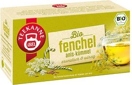 Teekanne Fenchel-Anis-Kümmel Bio Tee Beutel, 18 Stück