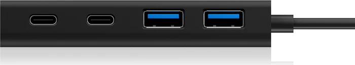 RaidSonic Icy Box IB-HUB1426-CPD USB-Hub, 2x USB-C 3.0, 2x USB-A 3.0, USB-C 3.0 [Stecker]