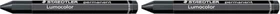 Staedtler 236 Tafelkreide 12mm, schwarz, 12er-Pack