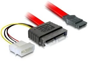DeLOCK SATA All-in-One Kabel 0.3m, Slimline [Stecker]