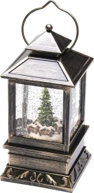 Konstsmide Motiv Laterne Weihnachtsmarkt 22cm LED 1x warmweiß