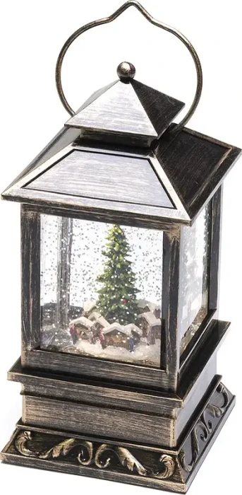 Konstsmide Motiv Laterne Weihnachtsmarkt 22cm LED 1x warmweiß