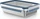Emsa Clip&Close Stainless Steel rechteckig Aufbewahrungsbehälter 1.2l blau (N11505)