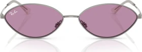 Ray-Ban RB3757 Kai Bio-Based polished gunmetal/dark violet