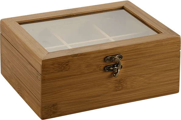 Kesper Teebox mit 6 Fächern