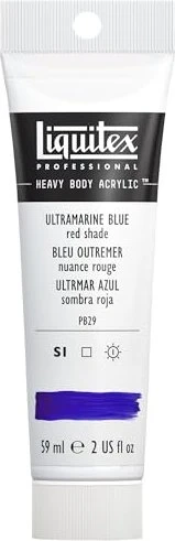 Liquitex Professional Heavy Body Acrylic ultramarine blue red shade, 59ml