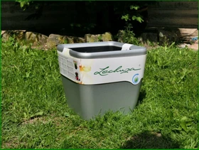 Lechuza Quadro LS 21 All-in-One Set silber metallic