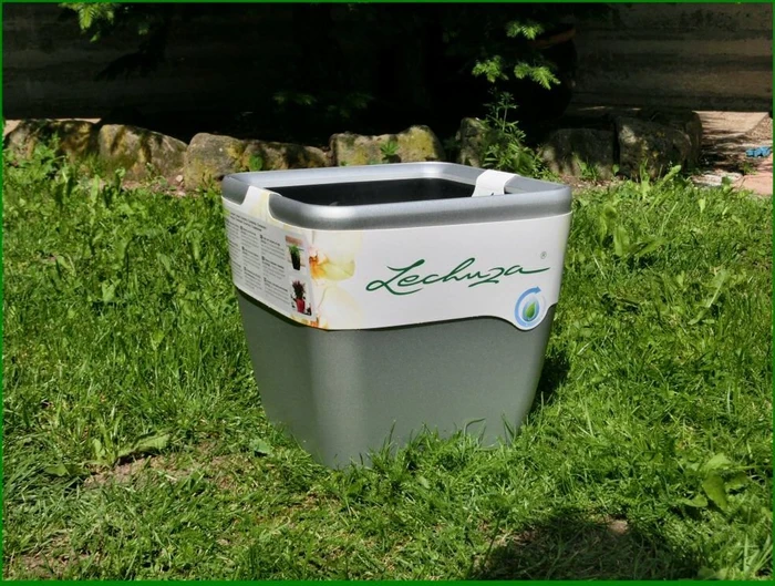 Lechuza Quadro LS 21 All-in-One Set silber metallic