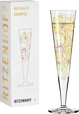 Ritzenhoff Goldnacht Champagnerglas von Maggie Enterrios 205ml