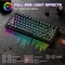 Attack Shark X82PRO HE Magnetic 75%, schwarz mit Kontur, LEDs RGB, Outemu White Jade Magnetic, USB/Bluetooth, US Vorschaubild