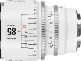 7artisans Infinte 85mm T2.1 Full Frame Cine für PL weiß