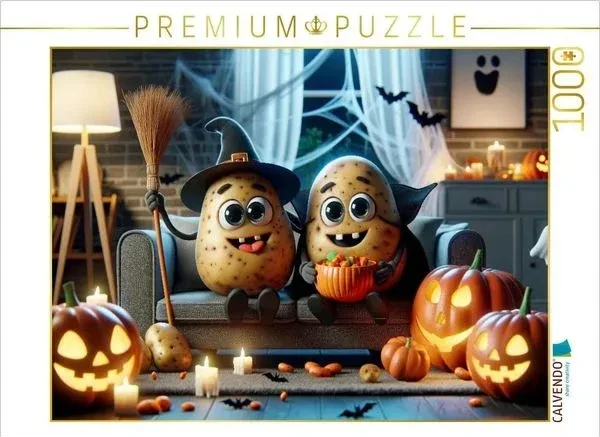Calvendo Gruselspaß auf der Couch: Kartoffeln feiern Halloween