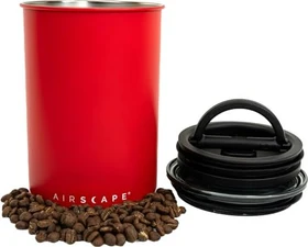 Airscape Kaffeedose mittel Aufbewahrungsbehälter signalrot matt