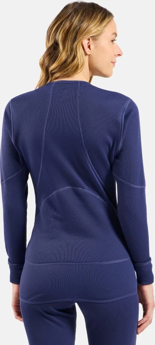 Odlo Active X-Warm Baselayer Funktionsshirt langarm skipper blue (Damen)