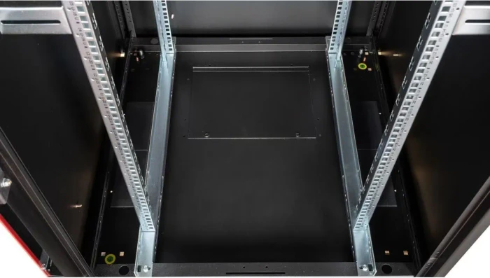 Roline / Secomp Basic 19" Netzwerkschrank 32HE, montiert, Glastür, IP20, RAL 9005, 600mm tief
