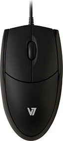 V7 Optical Mouse schwarz, USB (MV3000010-BLK-5E)