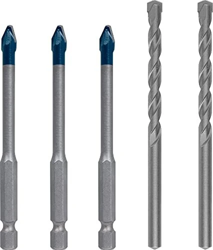 Bosch Professional EXPERT HEX-9 HardCeramic Fliesenbohrer-Sortiment, 5-tlg.