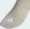 adidas 3-Streifen Cushioned Crew Socken medium grey heather/white/black, 3 Paare Vorschaubild