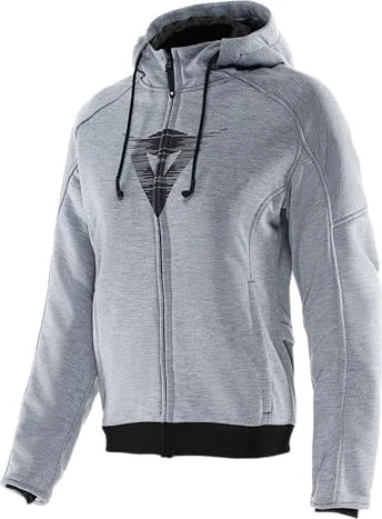 Dainese Daemon-X Motorrad Protektoren Hoodie grau (Damen)