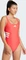 adidas 3-Streifen U-Back Badeanzug semi lucid red/pulse magenta (Damen) Vorschaubild
