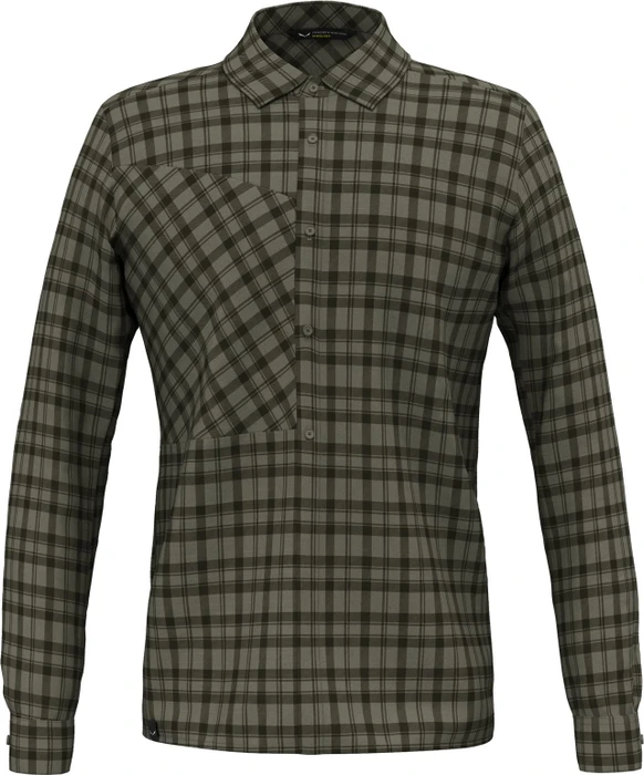 Salewa Fanes Flannel 5 Polarlite Hemd langarm faded green/olive (Herren)