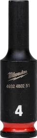 Milwaukee Shockwave Außensechskant Steckschlüssel 1/4", 5.5x50mm, 1 Stück