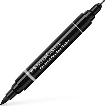 Faber-Castell PITT artist pen dual schwarz