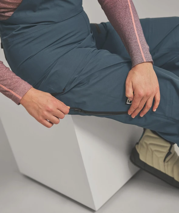 Ortovox Ravine Plus 3L Bib Skihose lang dark arctic grey (Damen)